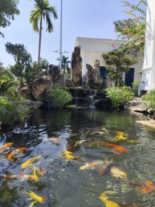 Cuối tuần “đổi gió” với trải nghiệm hồ cá Koi thư giãn tại Thăng Long Eco Bay.