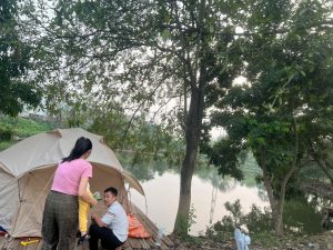 Thăng Long Eco Bay hút tín đồ Cafe Hà Nội nhờ không gian yên tĩnh và nhiều trải nghiệm xanh.