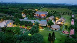 Khu sinh thái Nắng Sông Hồng không gian ven sông lý tưởng cho kỳ nghỉ ngắn ngày.