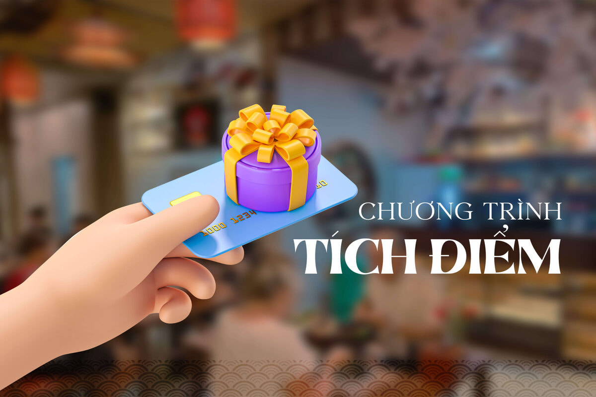 Chương trình tích điểm đổi quà là hình thức thưởng điểm cho khách hàng thân thiết.