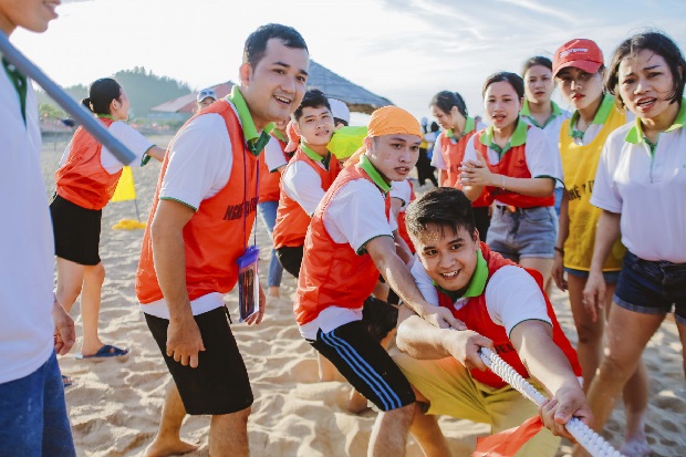 trò chơi team building ngoài trời