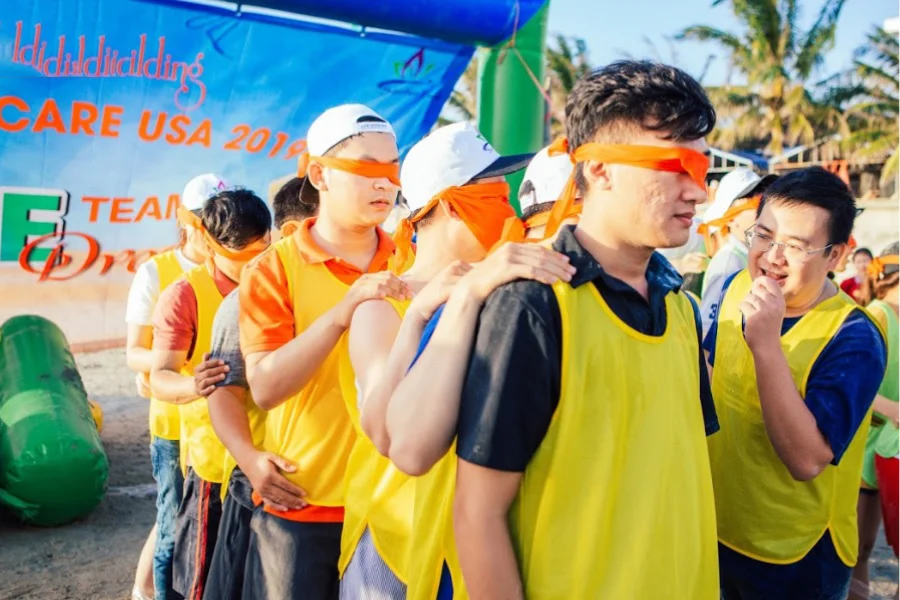 trò chơi team building ngoài trời